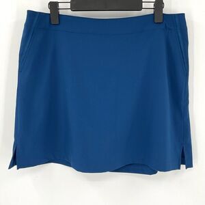 Lady Hagen Stretch Golf Skort Blue Women 14 Athletic Golf Tennis Sports Outdoors